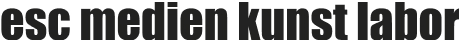 logo esc medien kunst labor